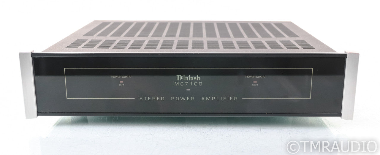 McIntosh MC7100 Stereo Power Amplifier; MC-7100 (Late model; Serviced)