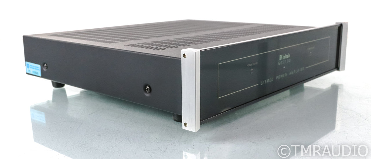 McIntosh MC7100 Stereo Power Amplifier; MC-7100 (Late model; Serviced)