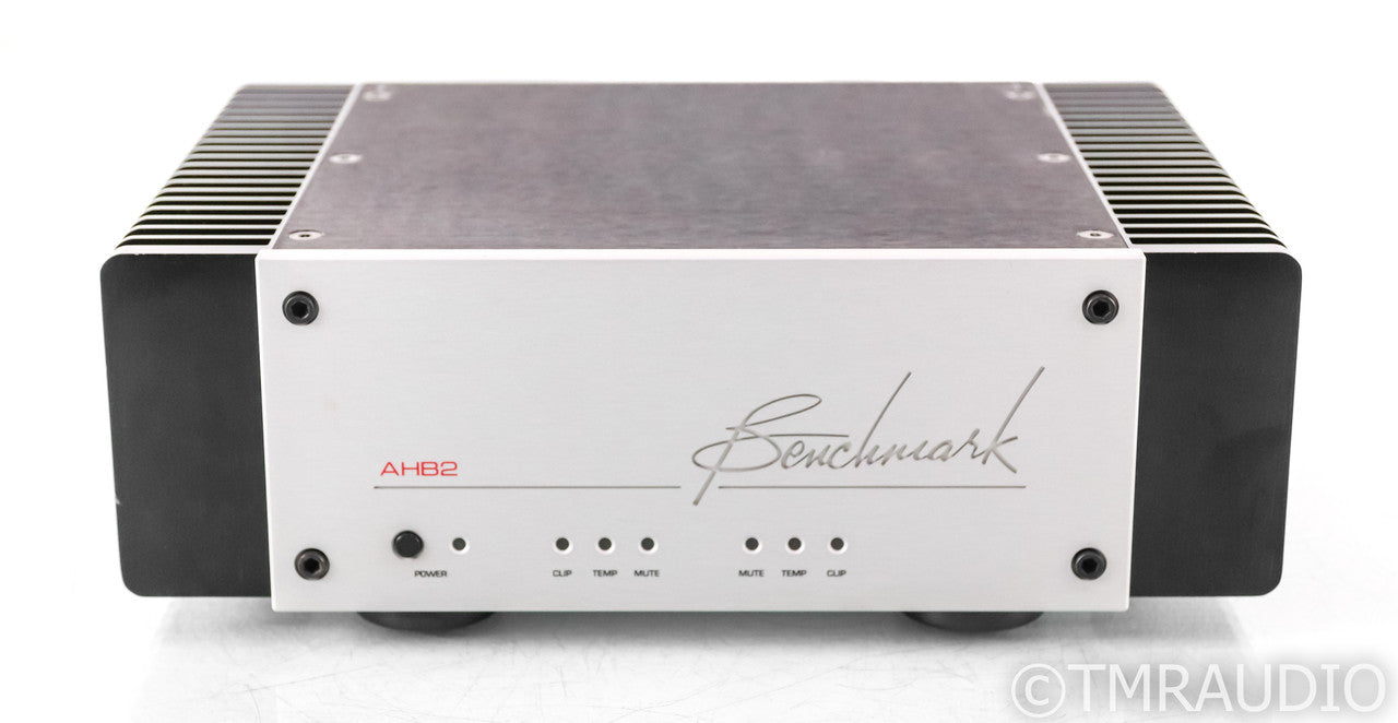 Benchmark AHB2 Stereo Power Amplifier; AHB-2; Balanced; Silver
