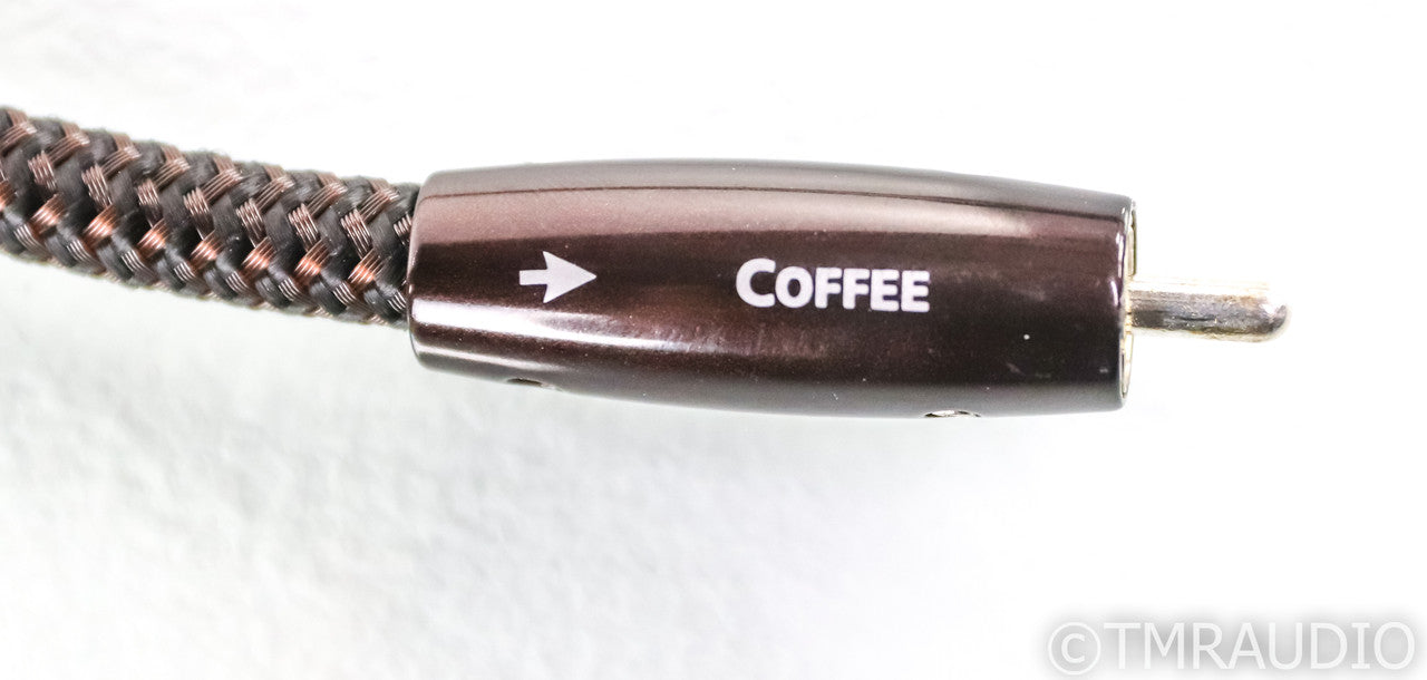 AudioQuest Coffee RCA Digital Coaxial Cable; Single .75m Digital Cable; 72V DBS