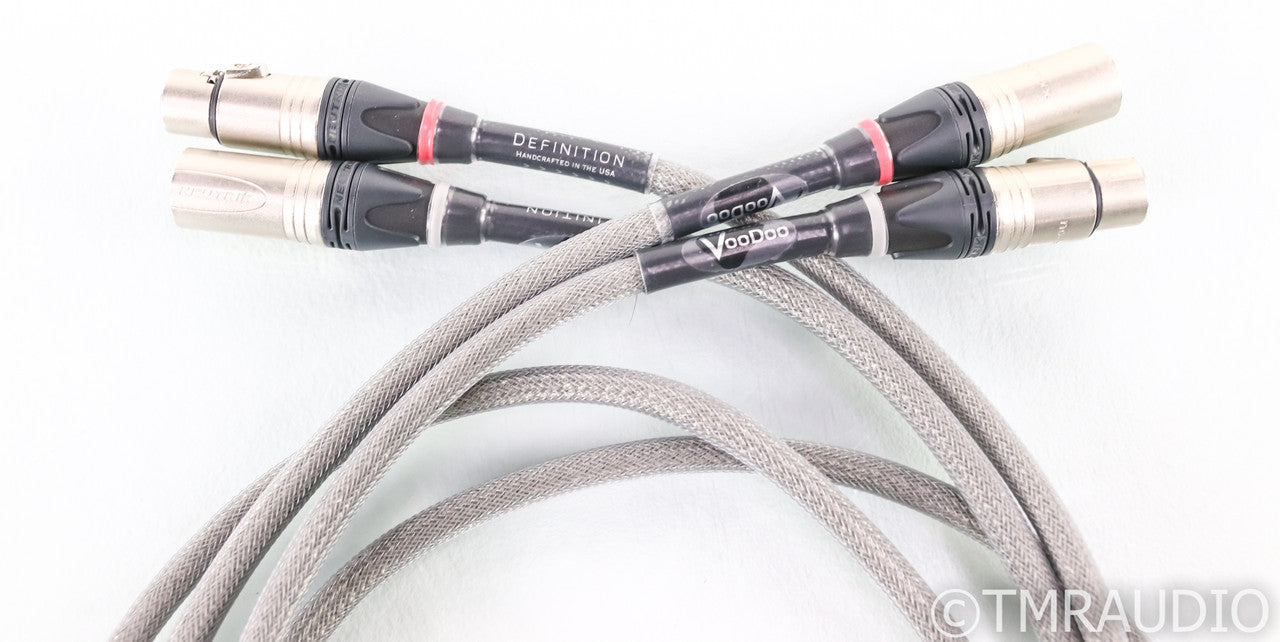 Voodoo Definition XLR Cables; 5ft Balanced Interconnects