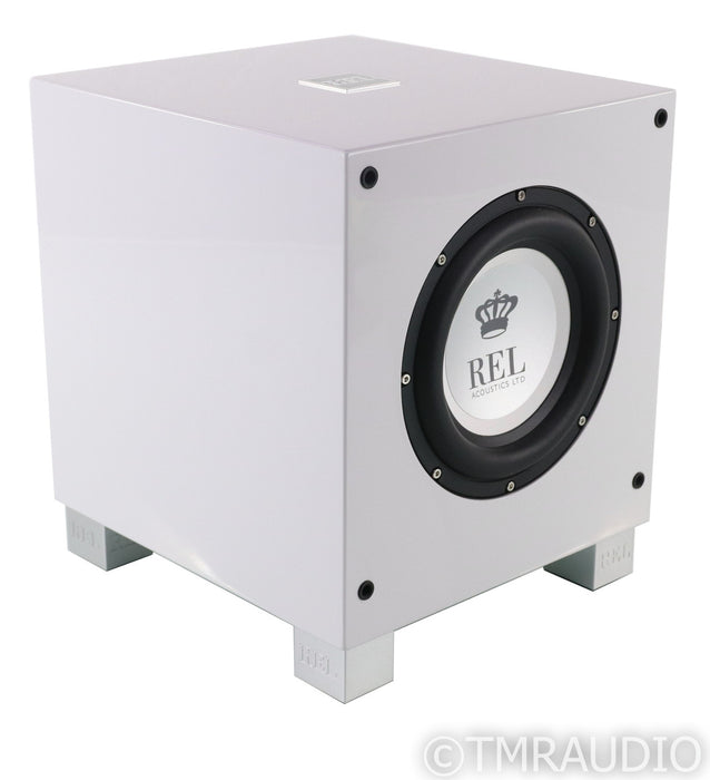 REL T/7i 8" Powered Subwoofer; T7I; Gloss White