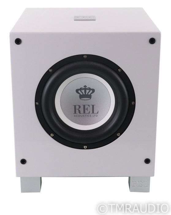 REL T/7i 8" Powered Subwoofer; T7I; Gloss White