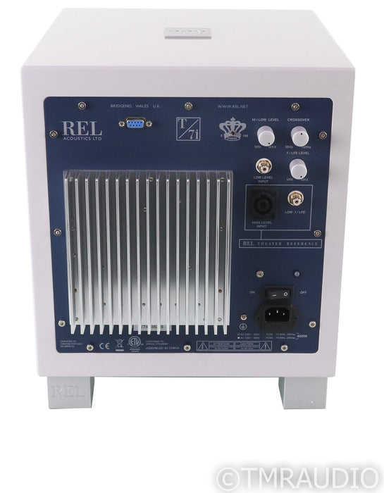 REL T/7i 8" Powered Subwoofer; T7I; Gloss White
