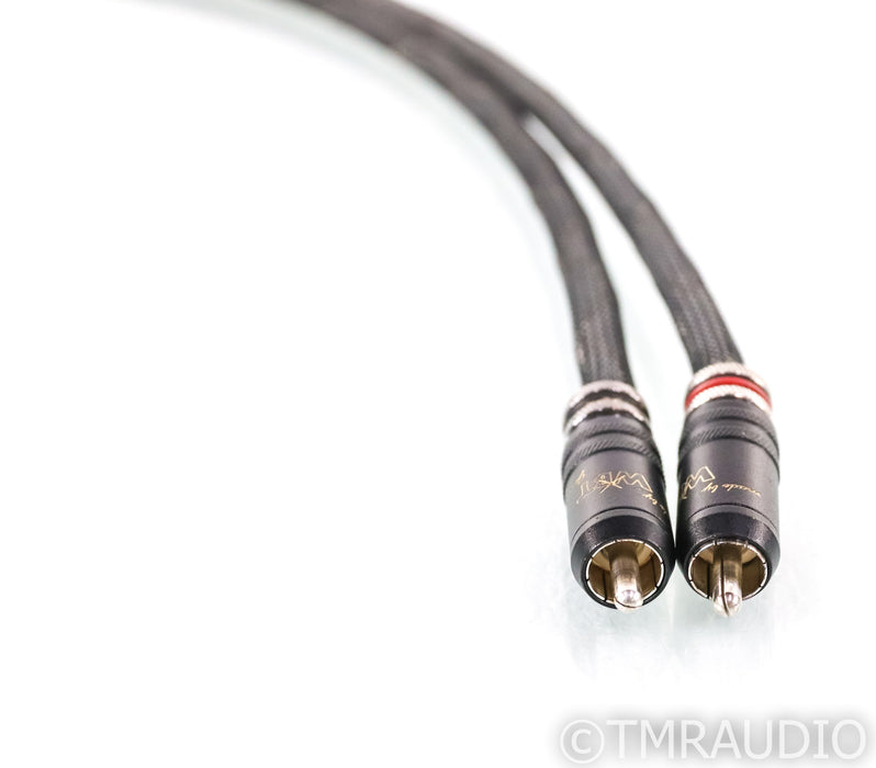 Silver Audio Hyacinth RCA Cables; 1m Pair Interconnects