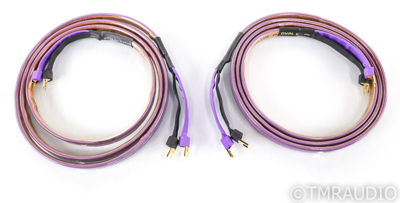 Analysis Plus Oval Nine Speaker Cables; 8ft Pair; 9