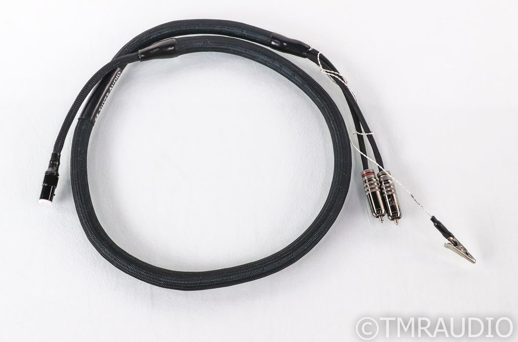 Silver Audio Silver Breeze DIN / RCA Phono Cable; 1.2m Tonearm Interconnect