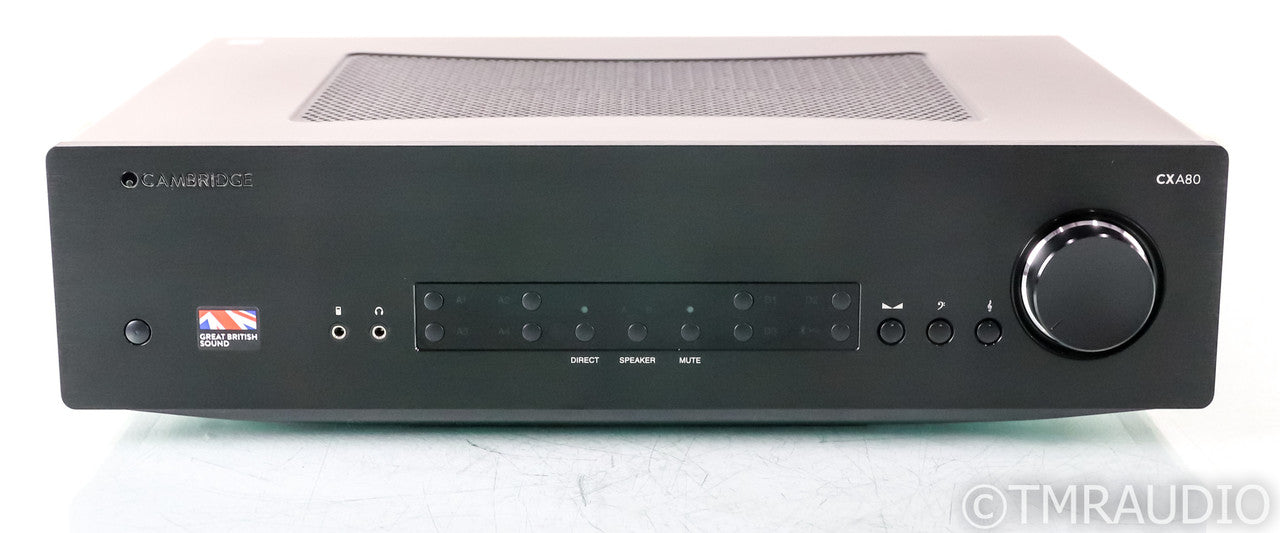 Cambridge Audio CXA80 Stereo Integrated Amplifier; CX-A80; Remote; Black