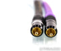 Analysis Plus Solo Crystal Oval RCA Cables; 1m Pair Interconnects