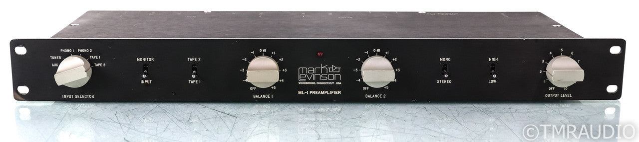 Mark Levinson ML-1 Vintage Stereo Preamplifier