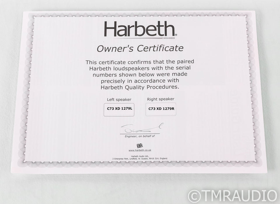 Harbeth HL Compact 7ES-3 XD Speakers