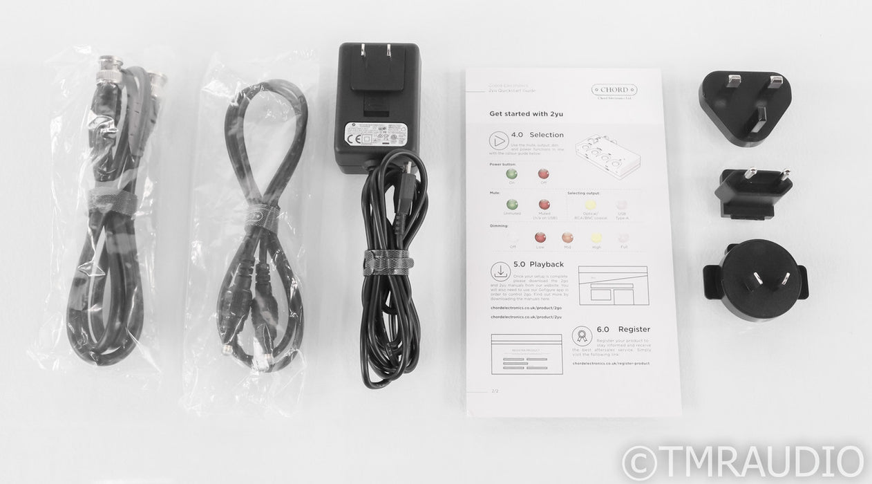 Chord Electronics 2Yu Digital Output Interface; Black (Open Box w/ Warranty)