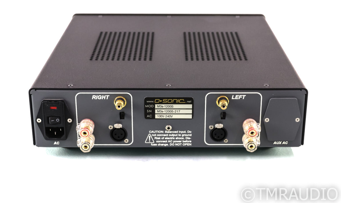 D-Sonic M3a-1200S Stereo Power Amplifier; M3A1200S