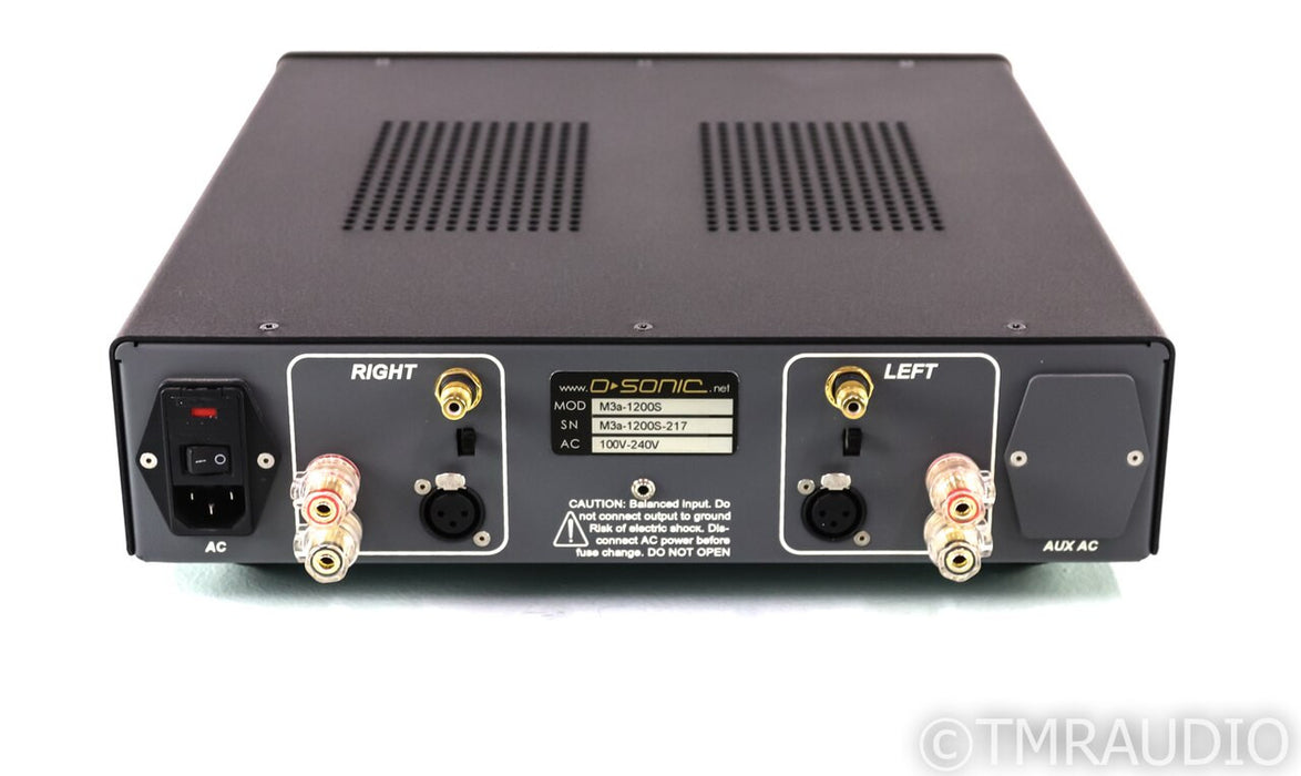 D-Sonic M3a-1200S Stereo Power Amplifier; M3A1200S