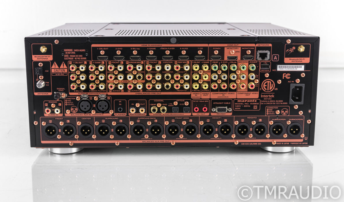 Marantz AV8802A 11.2 Channel Home Theater Processor; AV-8802A; Remote