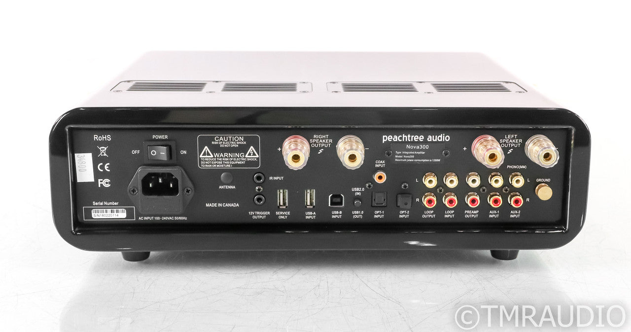 Peachtree Audio Nova300 Stereo Integrated Amplifier; Remote; MM Phono