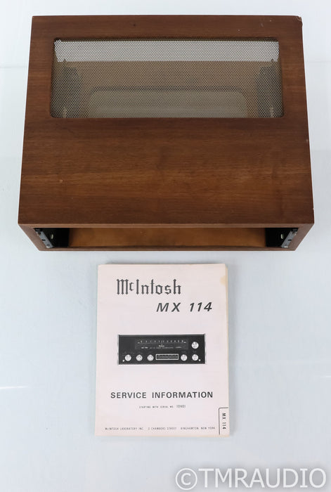 McIntosh MX 114 Vintage Stereo Preamplifier; MX-114; Factory Box