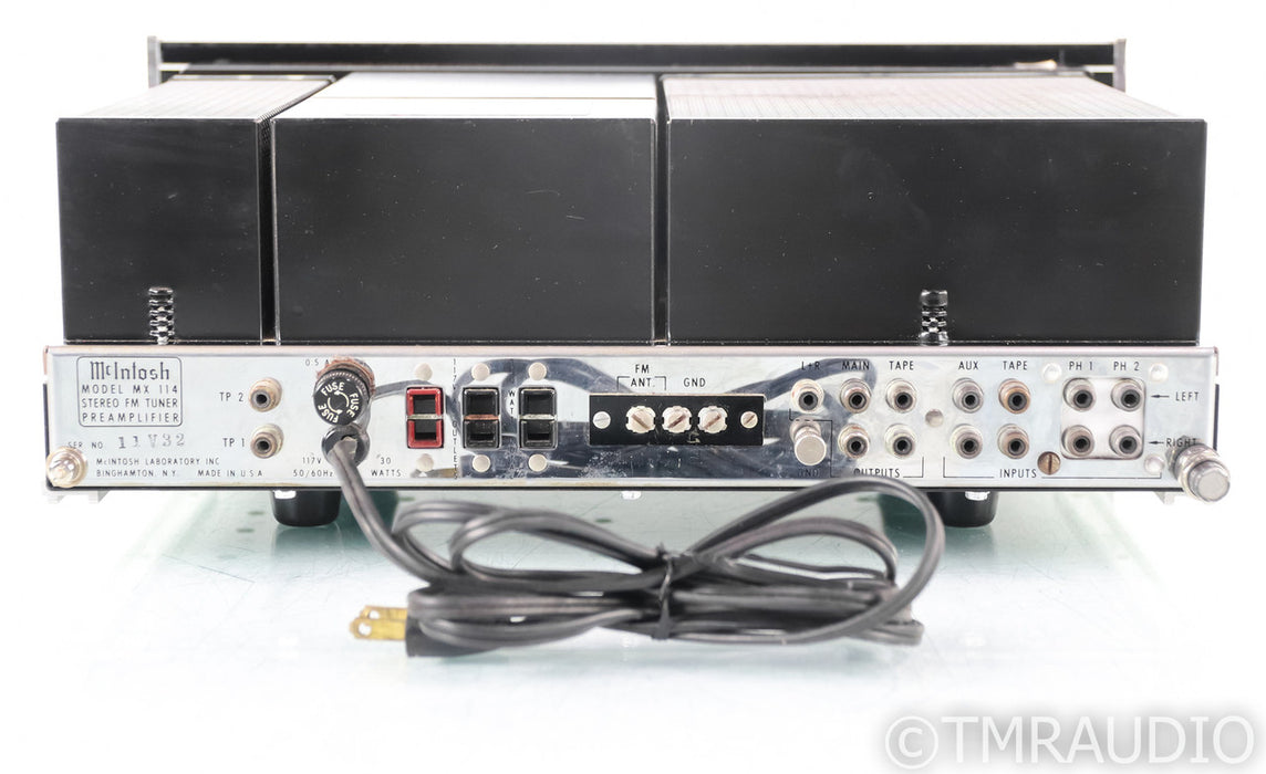 McIntosh MX 114 Vintage Stereo Preamplifier; MX-114; Factory Box