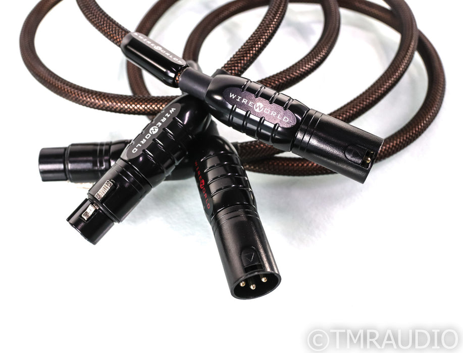 Wireworld Eclipse 7 XLR Cables; 1m Pair Balanced Interconnects