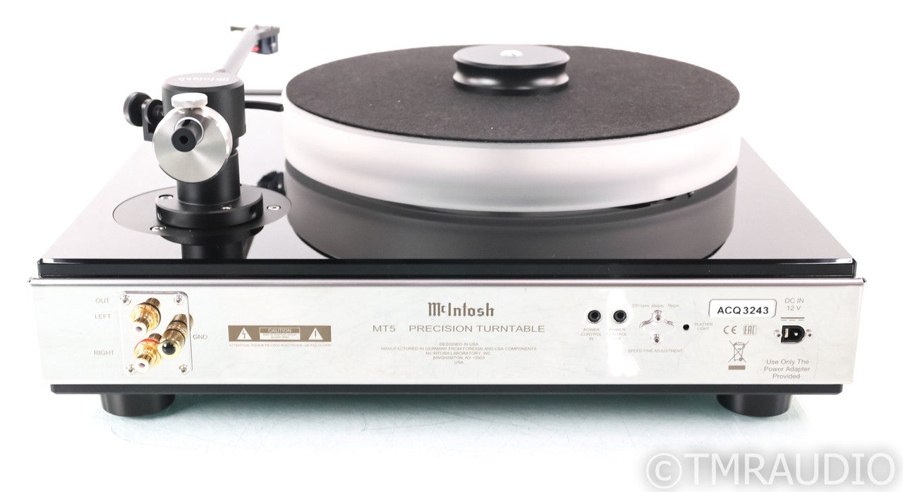 McIntosh MT5 Belt Drive Turntable; MT-5; Sumiko Blue Point No.2 MC Cartridge