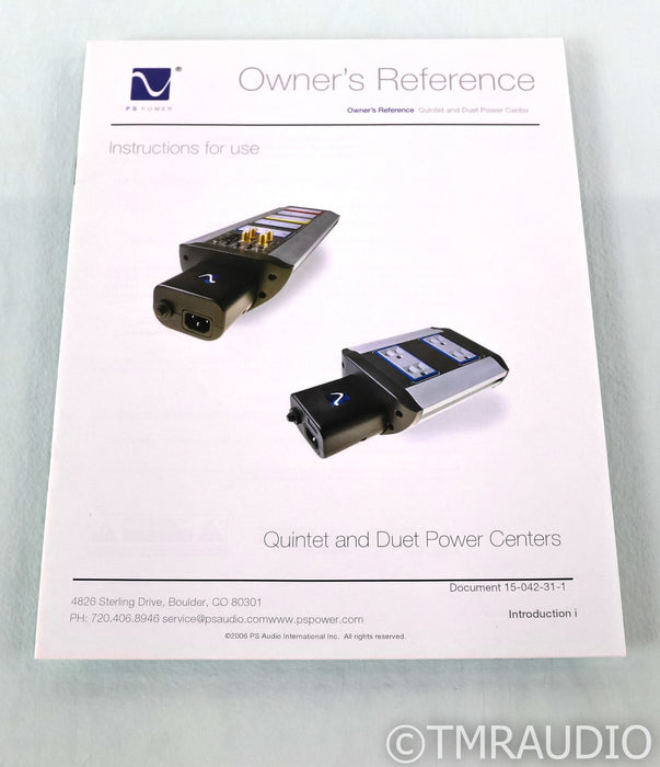 PS Audio Duet AC Power Line Conditioner; Silver