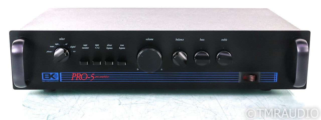 B&K Components PRO-5 Stereo Preamplifier; PRO5; MM Phono; Black