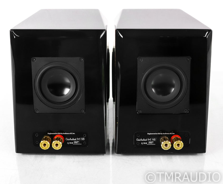 Audience ClairAudient 1+1 V3 Bookshelf Speakers; Black and Rosewood Pair