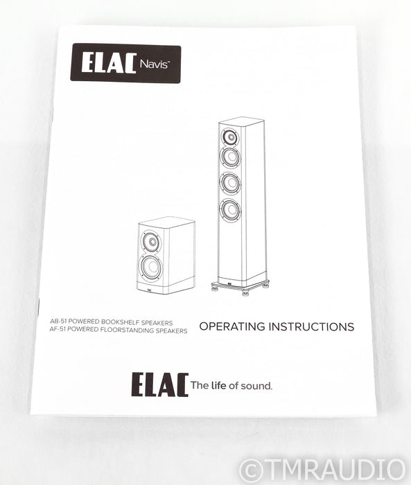 Elac Navis B-51 Powered Bookshelf Speakers; ARB51; Gloss Ebony Pair