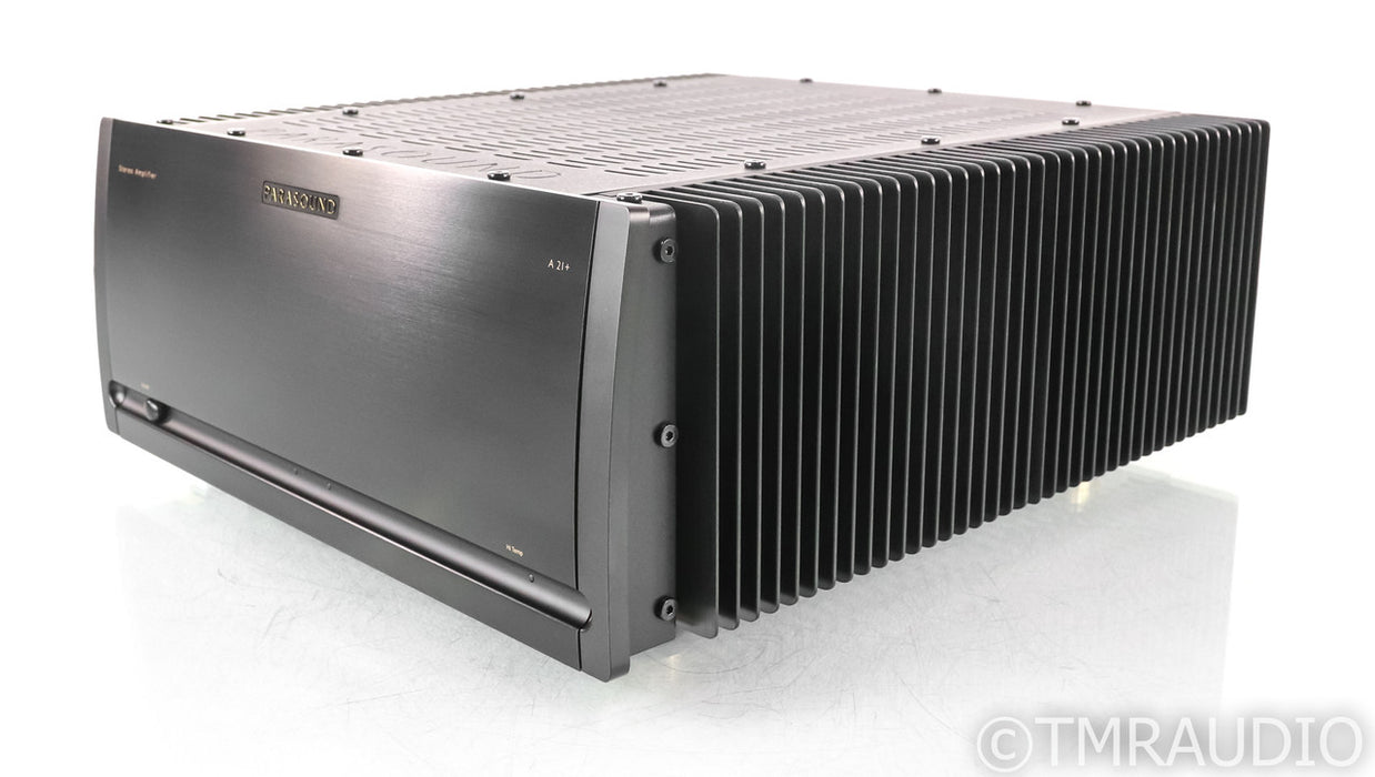Parasound Halo A21+ Stereo Power Amplifier; A-21 Plus; Black