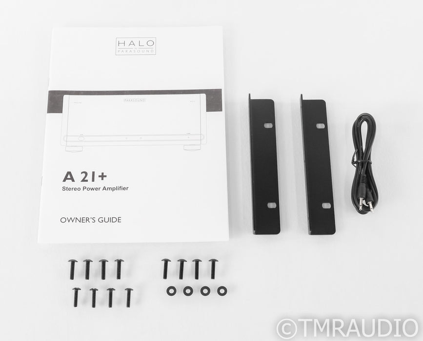 Parasound Halo A21+ Stereo Power Amplifier; A-21 Plus; Black