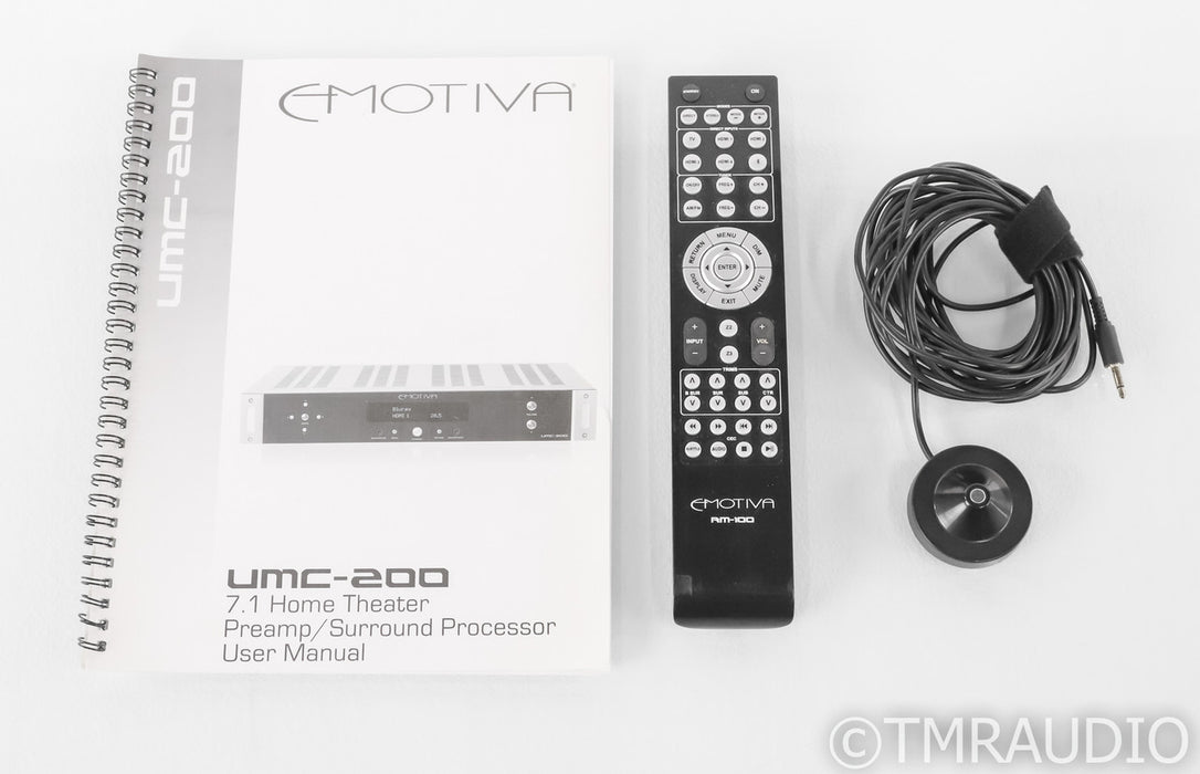 Emotiva UMC-200 7.1 Channel Home Theater Processor; UMC200; Remote; Black