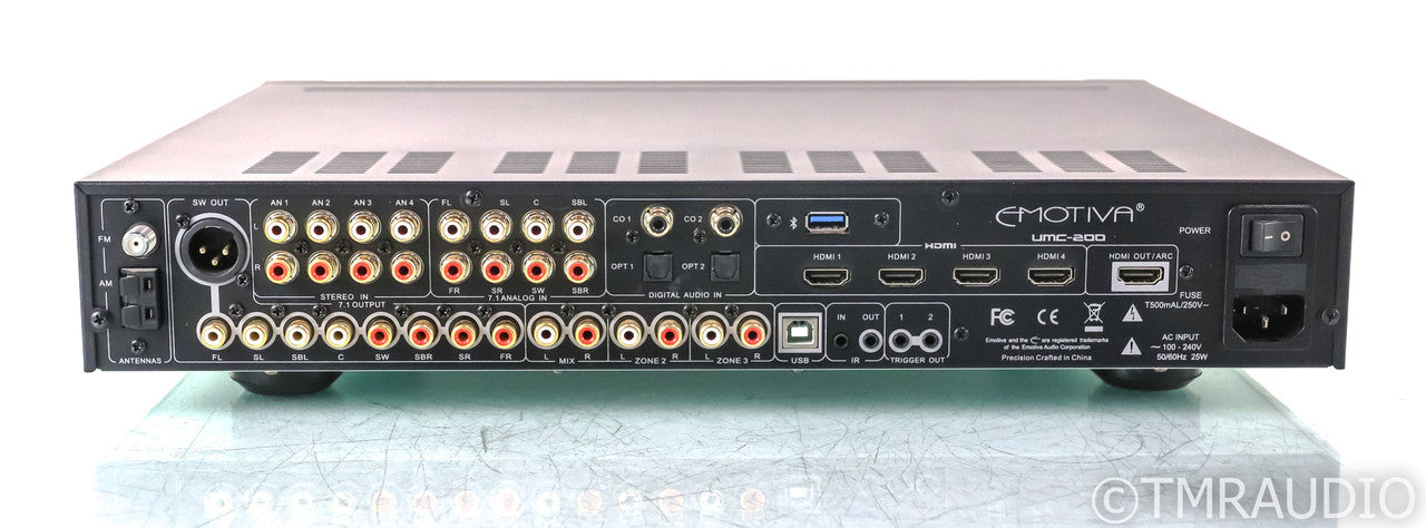 Emotiva UMC-200 7.1 Channel Home Theater Processor; UMC200; Remote; Black