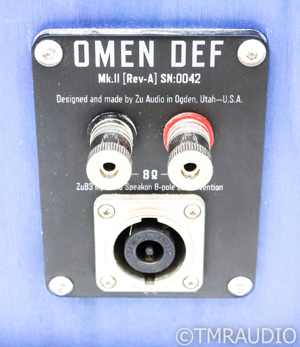 Zu Audio Omen Def Mk. II Rev A Bookshelf Speakers