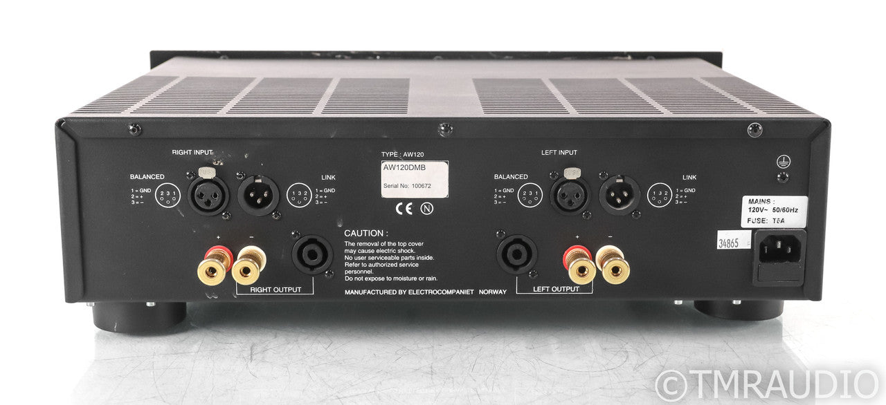 Electrocompaniet AmpliWire 120 DMB Stereo Power Amplifier; AW120DMB