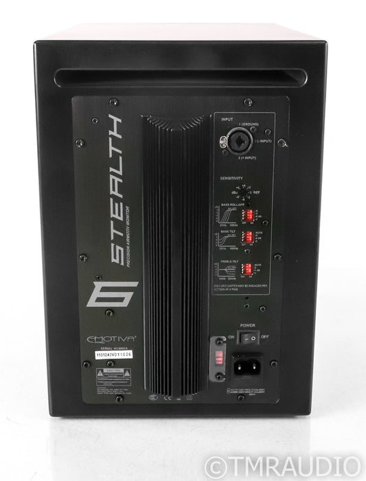 Emotiva Pro Airmotiv Stealth 6 Powered Studio Monitor; Black; Single