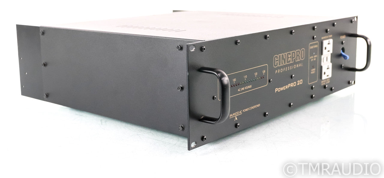 Cinepro PowerPro 20 Balanced AC Power Line Conditioner; Professional Series; 20A