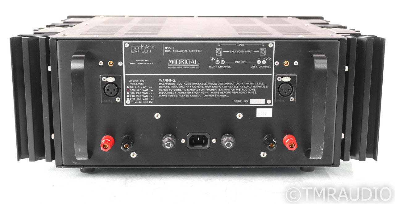 Mark Levinson No. 27.5 Stereo Power Amplifier; Black