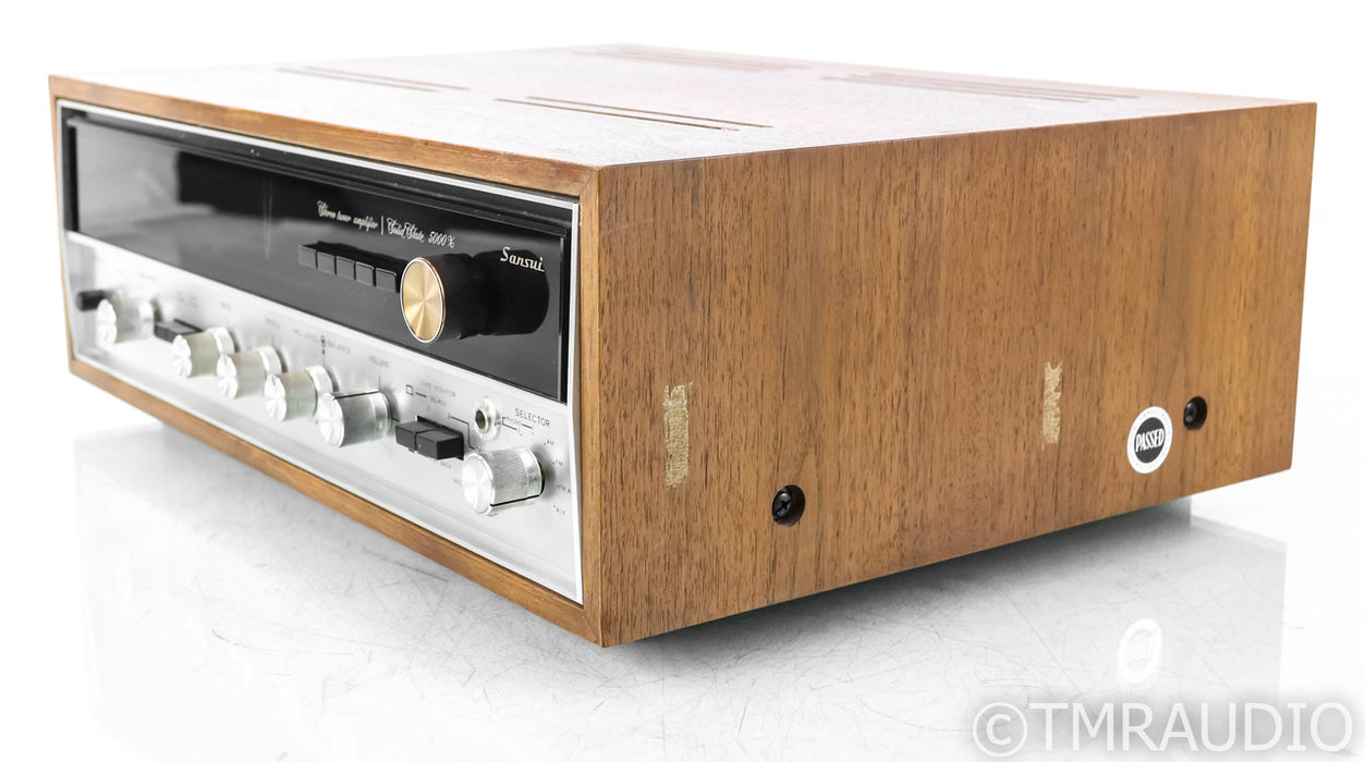 Sansui 5000X Vintage Stereo Receiver; 5000-X; MM Phono; Walnut Cabinet