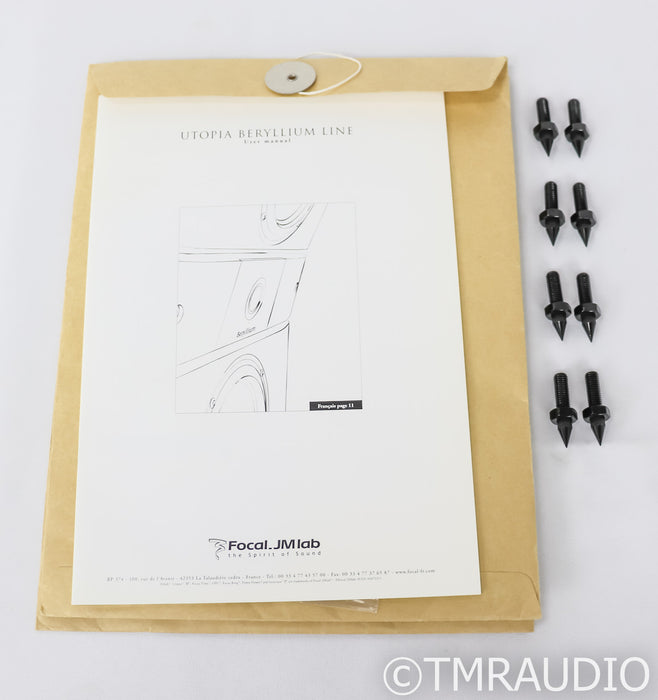 Focal Utopia L&R Be Bookshelf Speakers; Signature pair w/ Stands; Signature pair w/ Stands