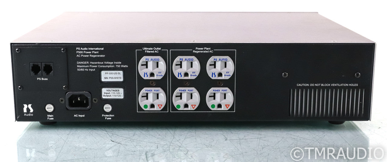 PS Audio P500 AC Power Line Conditioner; Regenerator; P-500; Silver