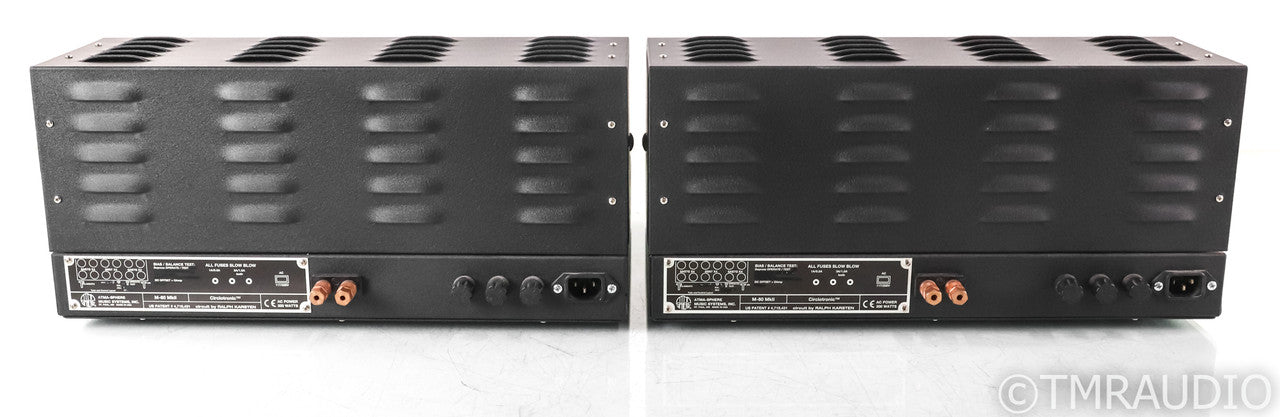 Atma-Sphere M60 Mk.II.2 OTL Tube Mono Power Amplifiers; M-60 Mk II.2; Upgrades