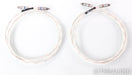 WyWires Platinum Series RCA cables; 1.2m Pair Interconnects
