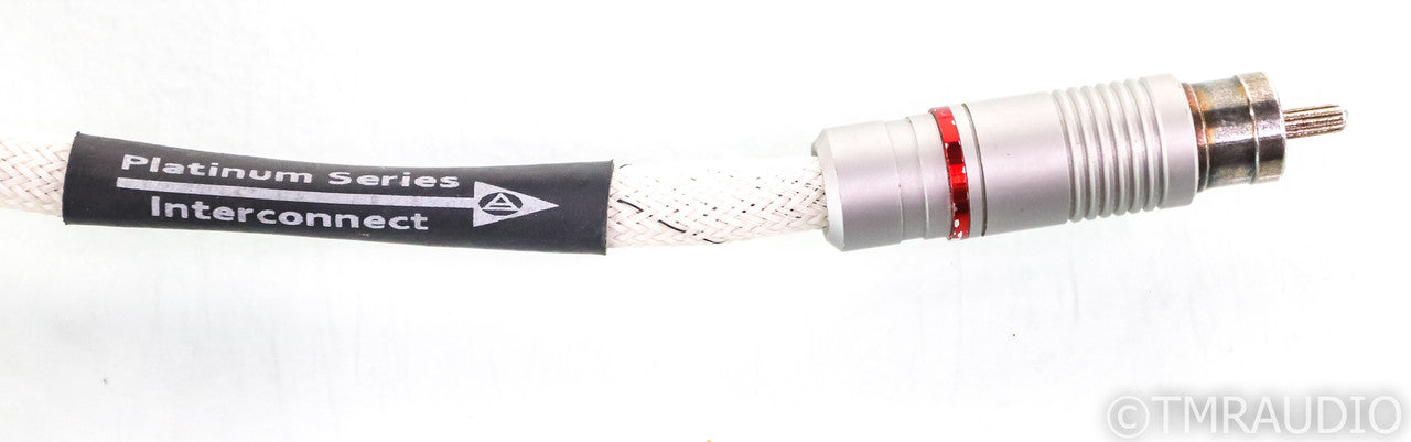 WyWires Platinum Series RCA cables; 1.2m Pair Interconnects
