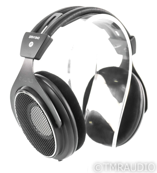 Shure SRH1840 Open Back Headphones; SRH-1840; Black Pair