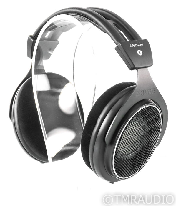 Shure SRH1840 Open Back Headphones; SRH-1840; Black Pair