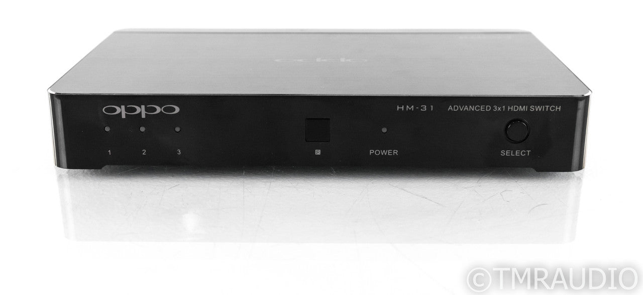 Oppo HM-31 3x1 HDMI Switch; Remote; HM31; 3 HDMI in 1 HDMI Out