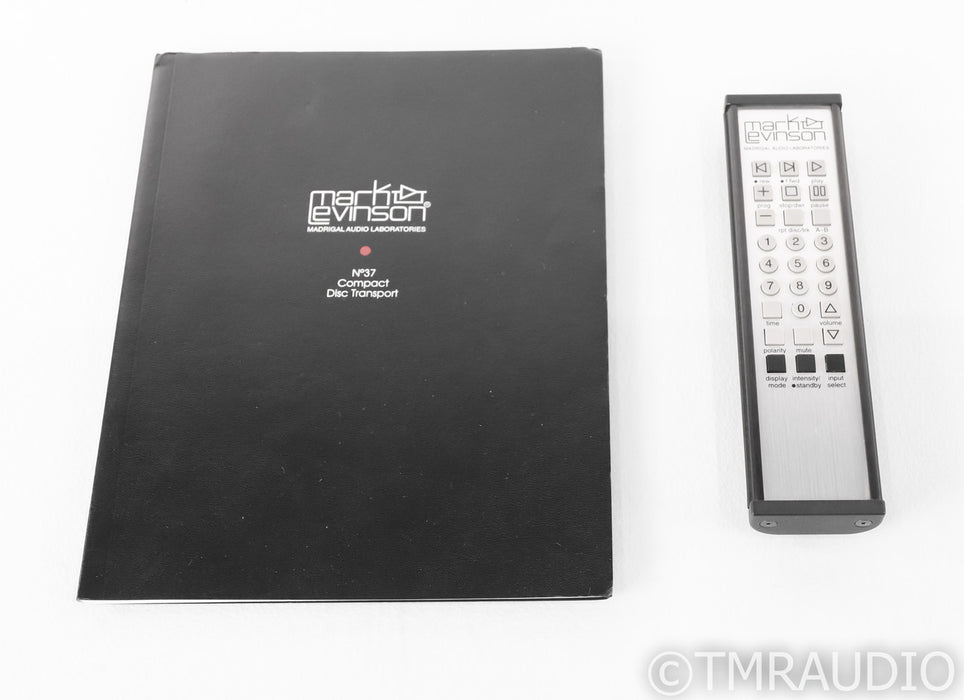Mark Levinson No. 37 CD Transport; Remote; Black