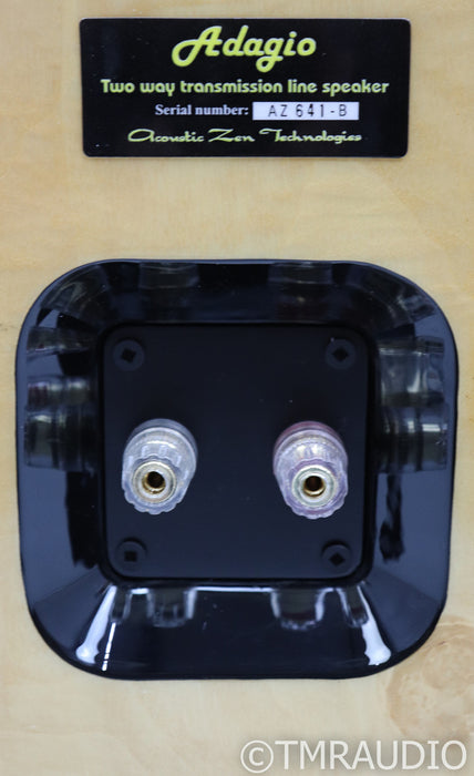 Acoustic Zen Adagio Floorstanding Transmission Line Speakers