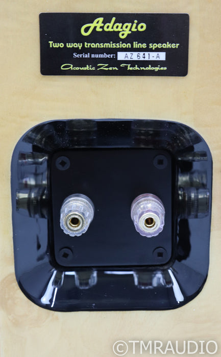 Acoustic Zen Adagio Floorstanding Transmission Line Speakers