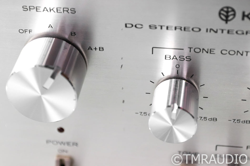 Kenwood Model KA-7100 Vintage Integrated Amplifier; KA7100; MM Phono; Silver